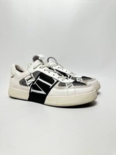 VT611 Scarpe da Ginnastica in Pelle Valentino Garavani Bianco US11 Uomo