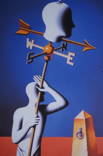 Marc kostabi litografia 50x35 - marc,