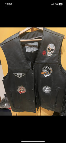 Gilet pelle harley - pelle, davidson
