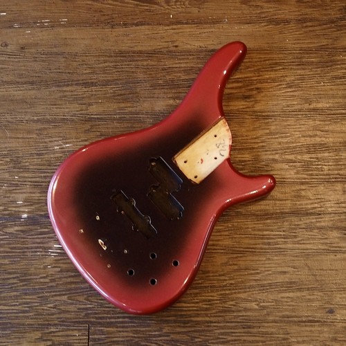 Juno bass body red burst - bass,