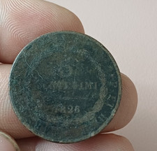 REGNO DI SARDEGNA  MONETA 5 CENTESIMI 1826 MB CARLO FELICE