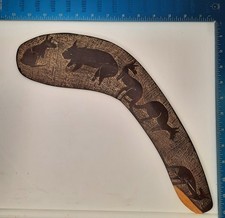 Animali intagliati boomerang