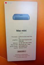 Mac Mini i5 2018 32gb