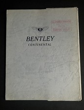 BENTLEY S3 CONTINENTAL 1962 COACHWORK H J MULLINER PARK WARD SALES BROCHURE
