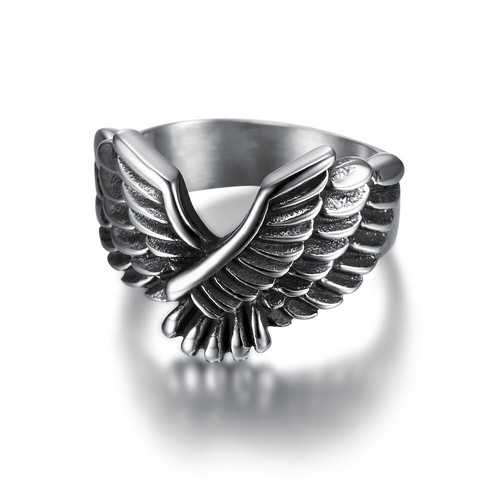 Anello uomo vintage aquila - vintage,