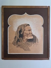 André Rigoulot, Ritratto di uomo orientale, disegno, XX°.