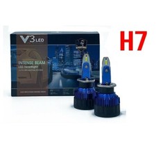 LED AUTO LAMPADE FARI COPPIA H7 MODELLO V3 MOTO LAMPADINE 24W LUCE BIANCA 6500K