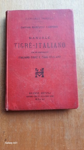 Manuali hoepli tigre italiano - hoepli,