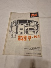 catalogo parti di ricambio carrozzeria FIAT autocarro 643N-N1 -T 1964 1°edizione