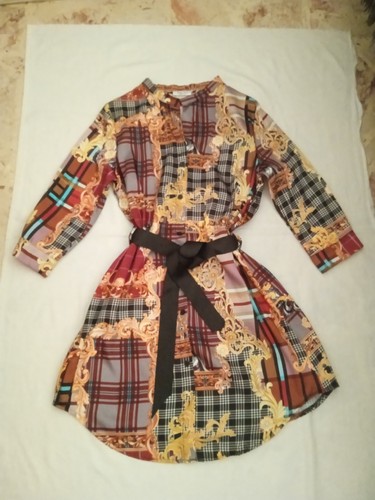 Vestito estivo multicolore con
