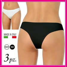 3 Slip Brasiliana Intimo Donna