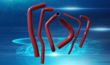 RED silicone hose for SAAB