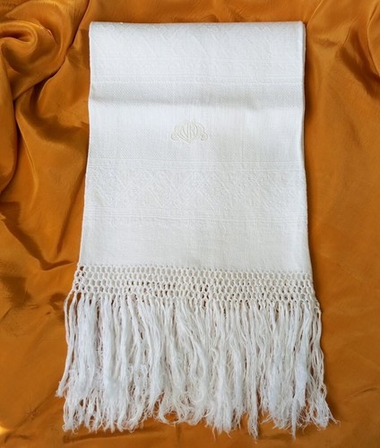 Asciugamano lino con frange - lino,