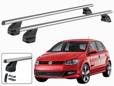 BARRE PORTATUTTO TETTO PER VW POLO 5 (6R/6C) 5 PORTE 2009-2017 MENABO ALLUMINIO