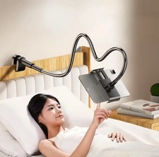 Porta Cellulare Supporto Cellulare Telefono Letto e Tavolo Regolabile a 360°