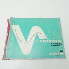 Honda CB 750 F 1 catalogo