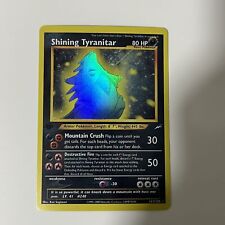 PERSONALIZZATO|Shining Tyranitar|Foil|Eng|SOLO display fai da te