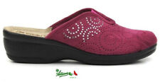 OFFERTA INBLU ciabatte pantofole donna solettaPELLE SOFT invernali BJ 132 Prugna