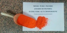 Minio di Piombo Puro Polvere (Ossido di Piombo) Kg. 1 netto 