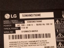 Ricambi per 55nan0796ne - tv,