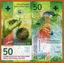 Svizzera, 50 franchi, 2015-2020, P-77, polimero ibrido, UNC