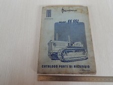 CATALOGO PARTI RICAMBIO ORIGINALE TRATTORE CINGOLATO FIAT 55 - 55 L 1951 2° ED.