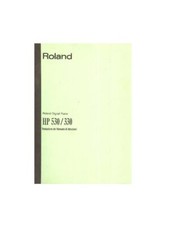 Roland Hp-530/330 Manuale Di