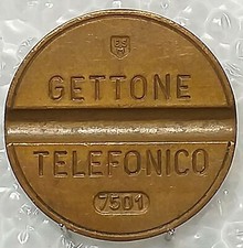 Gettone Telefonico da collezione - ESM  - N. 7501  Art.-12-28-1-22