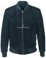 Giacca uomo camoscio navy anni