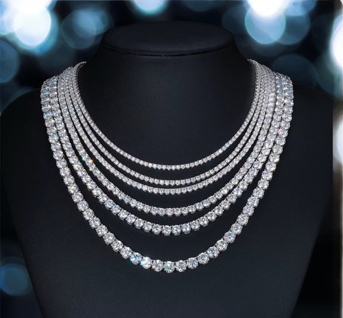 Collana catena tennis - collana,