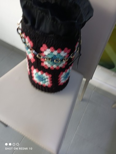 Borsa uncinetto secchiello