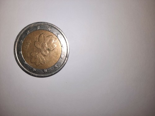 Moneta euro fiore di - 2,