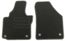 ASC tappetini auto anteriori kit set 2pz TOURAN I serie 2007-2015 bottoni tondi