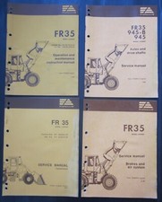 FIAT-ALLIS CUMMINS FR35 pala gommata uso manutenzione officina service manual