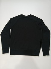 FELPA GIROCOLLO NERA LOGO