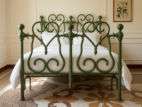 Letto matrimoniale antico - , in