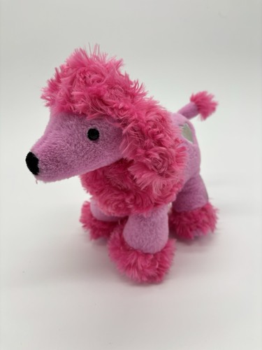 Peluche cane barboncino rosa