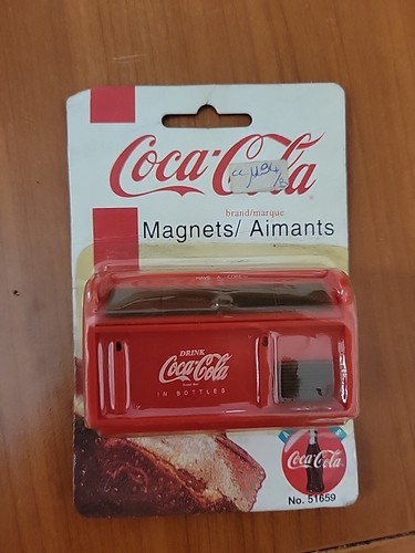Vintage 1997 coca cola magnet - cola,
