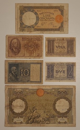 Italia ventennio banconote 1 - ventennio,