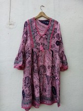 ?Abito seta ♥️Hippie Ibiza beachwear 36/38/40/42 haengerchen Goa Bali Midi 