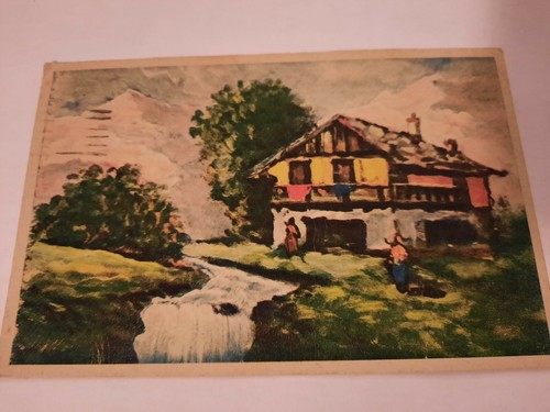 Cartolina 1946 pittura - cartolina , di