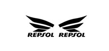 adesivi Moto  -   2 adesivi  Repsol  Stickers Repsol