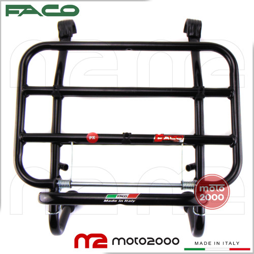 Portapacchi anteriore nero con - nero,