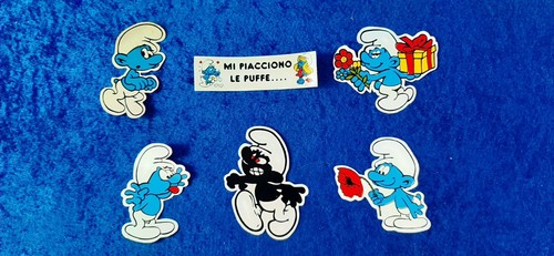 Adesivi vintage stickers puffi - vintage,