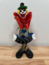Scultura statuina pagliaccio