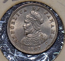 Panama 1907 1/2 Centesimo FDC