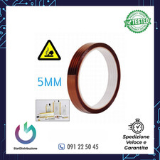SCOTCH TERMICO KAPTON PROFESSIONALE 5 MM