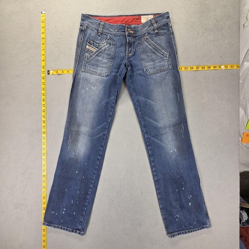 Diesel jeans donna 28x32 blu - jeans,