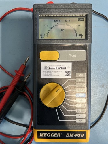 Megger avo bm403 tester - megger,