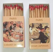 Fiammiferi Collezione Scatole Vintage Cabaret De Paris La Tour Eiffel En Fete